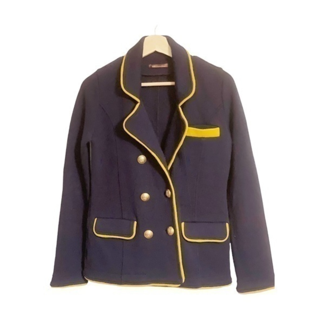 525 America Military Double Breast Womens Blazer